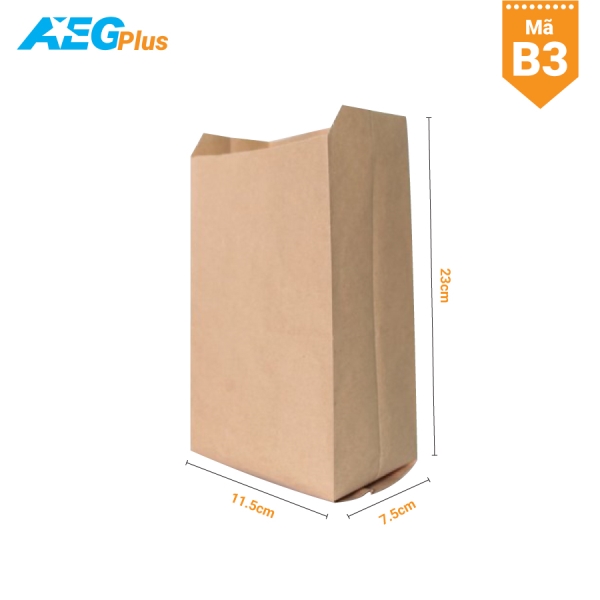 Túi giấy đựng bánh mì - Sản Xuất Túi Giấy Kraft - Công Ty Cổ Phần Sản Xuất Và Thương Mại AEGPlus